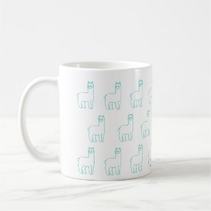 Teal Alpaca Mug