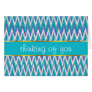 Teal and Amethyst iKat ZigZag pattern