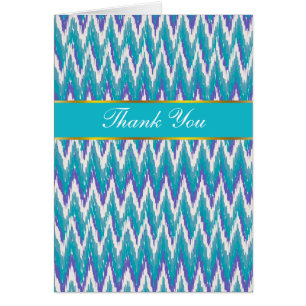 Teal and Amethyst iKat ZigZag pattern