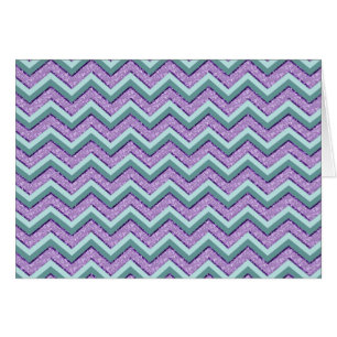 Teal and Amethyst ZigZag