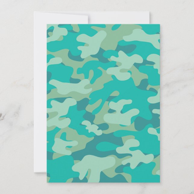 Teal and Blue Camo (Front)