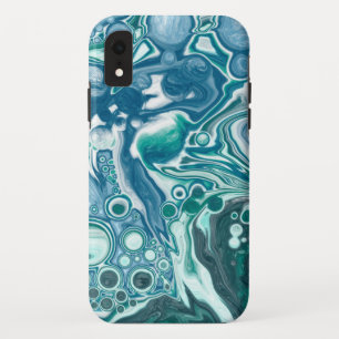 Teal and Blue Turquoise water  iPhone XR Case