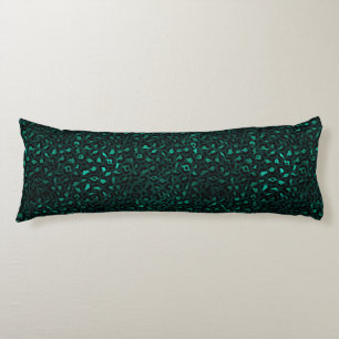 Teal and Gold Leopard Series Design 4 Body Cushion