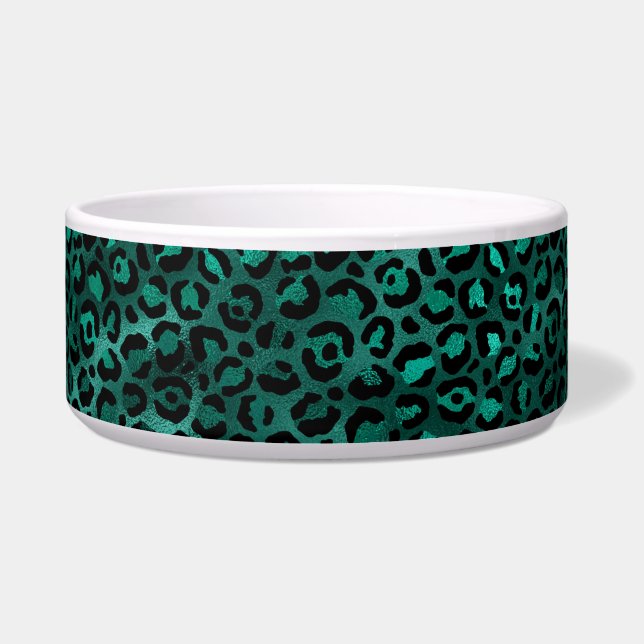 Teal and Gold Leopard Series Design 5 (Front)