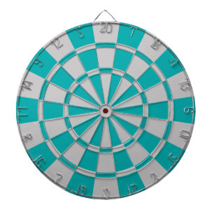Teal And Grey Dartboard