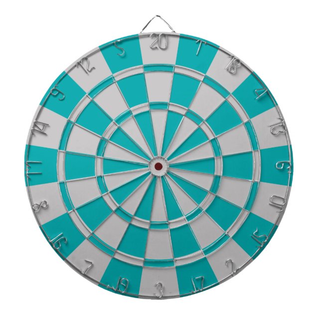 Teal And Grey Dartboard (Front)