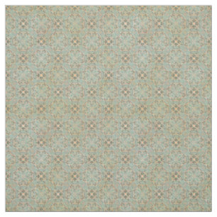 Teal and Grey Knit Pattern Fabric