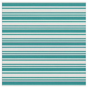 Teal and Light Cyan Stripes/Lines Pattern Fabric