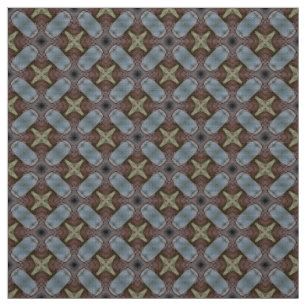 Teal and Olive Upholstery Fabric