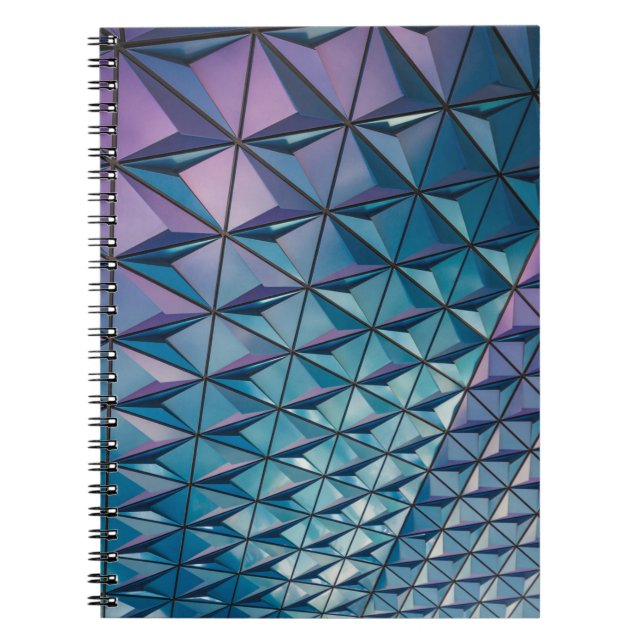 Teal and pink artwork notebook (Front)