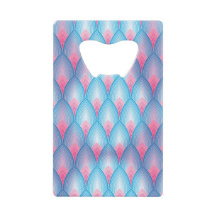 Teal And Pink Petal Pattern