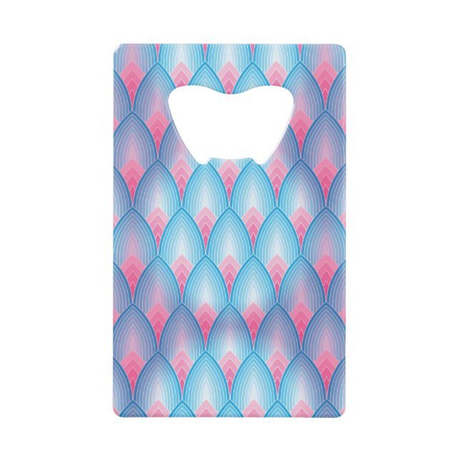 Teal And Pink Petal Pattern (Front)