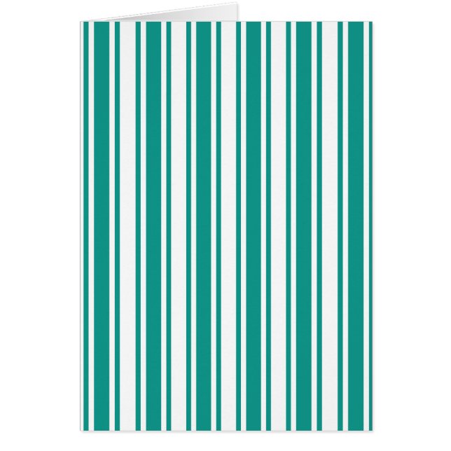 Teal and white candy stripes (Front)