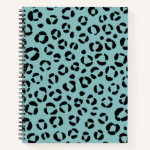 Teal Animal Print