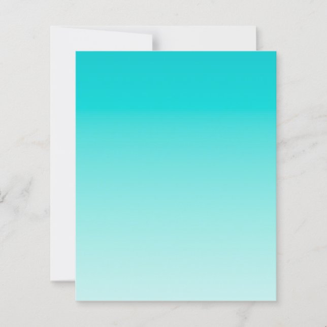 Teal aqua gradient (Front)