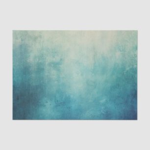 Teal Aqua Green Texture Tissue Paper