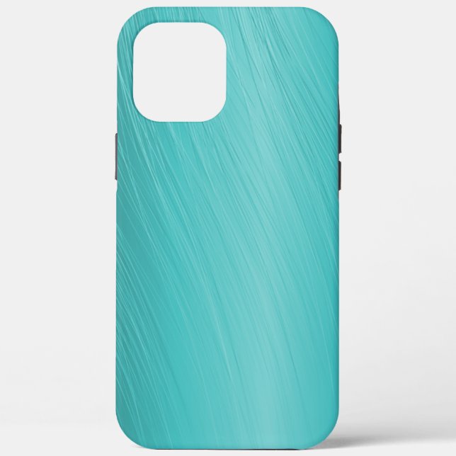 Teal Aqua Paper Business Shiny Case-Mate iPhone Case (Back)