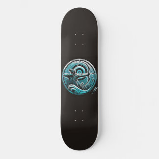 Teal Archer Skateboard