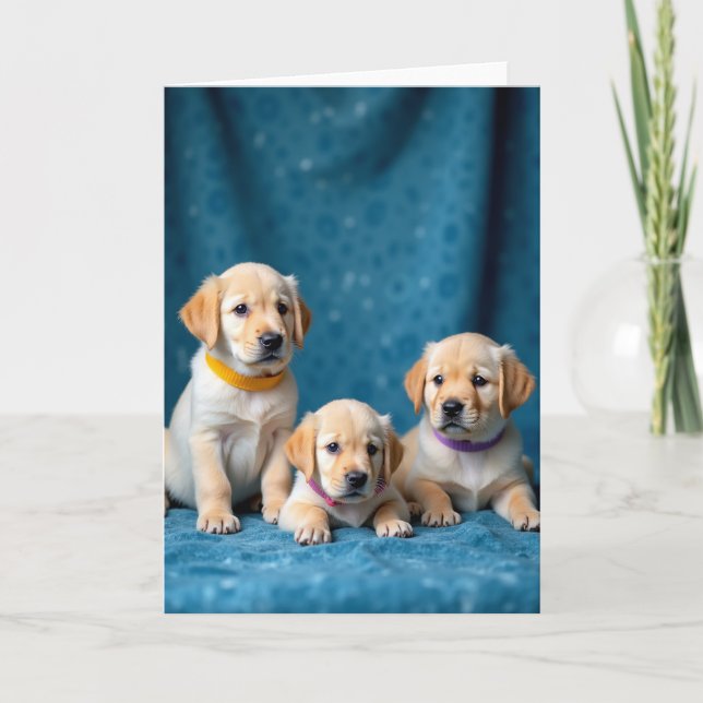 Teal Backdrop Fathers Day Card (Front)