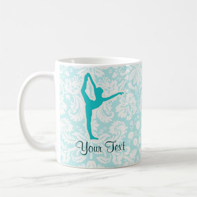Teal Ballet Coffee Mug (Left)