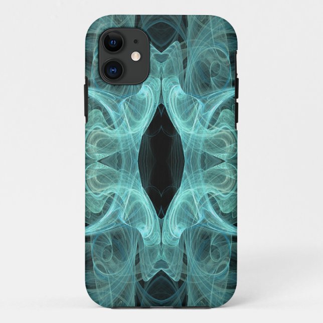 Teal & Black iPhone 5 Case-Mate Barely There Case (Back)