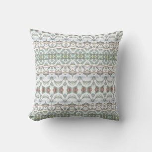Teal Blue and Green Cushion