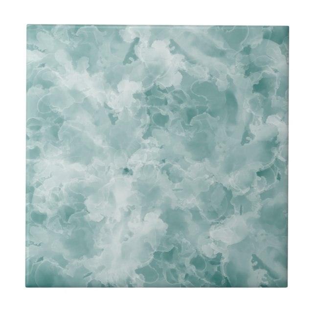Teal Blue Ceramic Tile