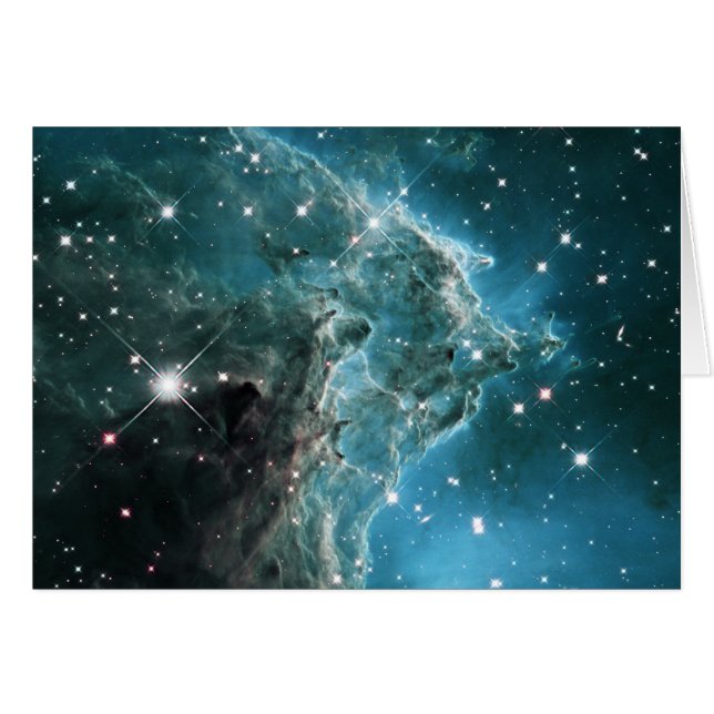 Teal Blue Coloured Monkey Head Nebula (Front Horizontal)