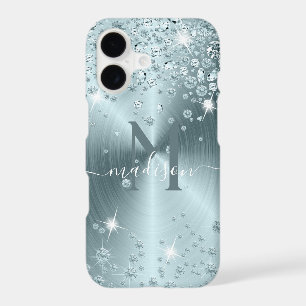 Teal Blue Diamonds - Personalised