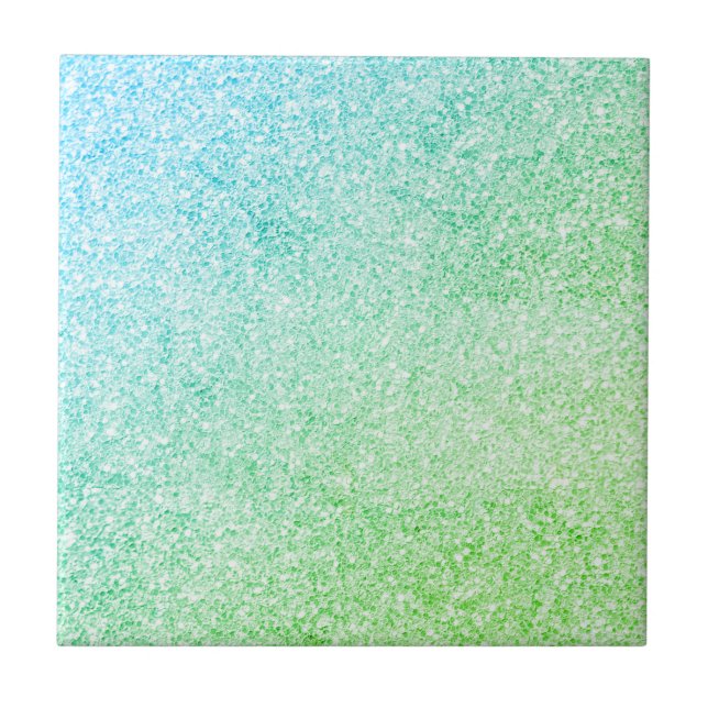 Teal Blue Granite Stone Ceramic Tile (Front)