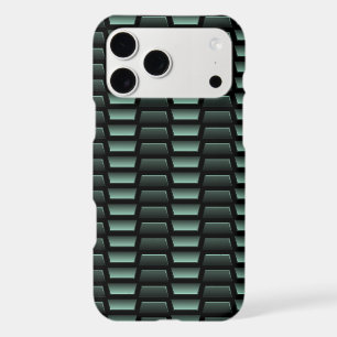 Teal Blue Green Industrial  Stainless Steel Art