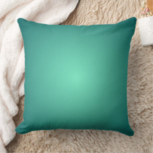 Teal Blue Green Light to Dark Shades Cushion