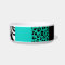 Teal Blue Leopard and Zebra Custom Animal Print