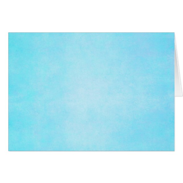 Teal Blue Light Watercolor Template Blank (Front Horizontal)