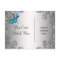 Teal Blue Masquerade Save The Date