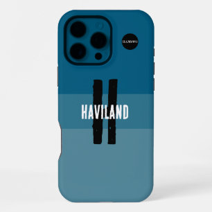 Teal Blue Personalised Cell Phone Case HAMbWG
