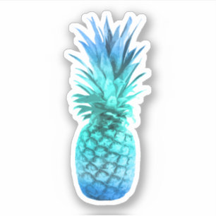 Teal Blue Pineapple