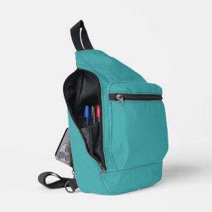 Teal Blue Sling Bag