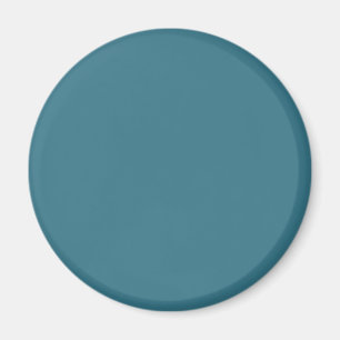 Teal Blue Solid Color Magnet