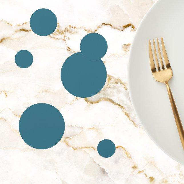 Teal Blue Solid Colour Confetti (Creator Uploaded)