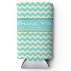 Teal Chevron Employee Anniversary Card