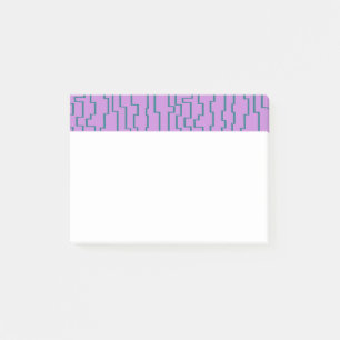 Teal Circuit Lines Post-it Notes