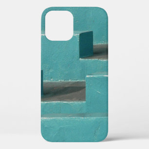 TEAL CONCRETE BENCH iPhone 12 CASE