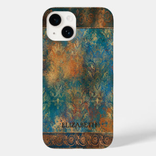 Teal Cooper Patina Turquoise Case-Mate iPhone 14 Case