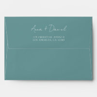 Teal Coordinate Wedding