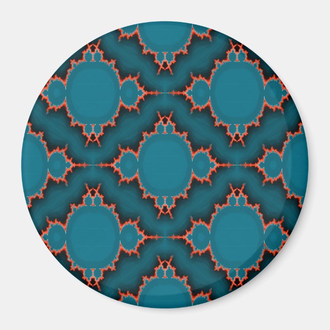 Teal coral at  the tide pools.... magnet (Front)