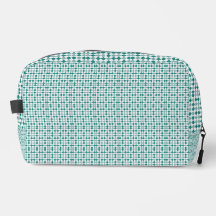 Teal diamond pattern