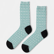 Teal diamond pattern