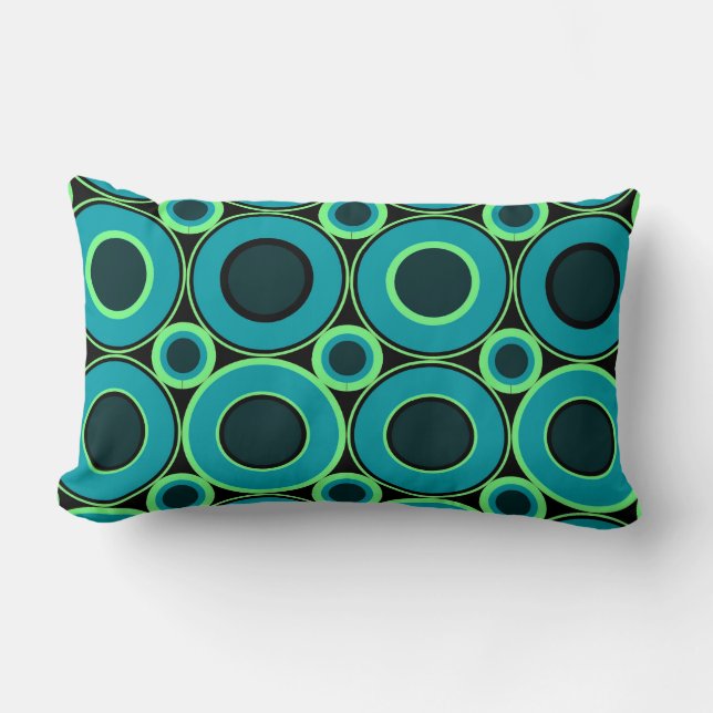 Teal Doughnut With Mint Cushion (Front)