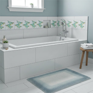 Teal Dragonfly splatter  Ceramic Tile